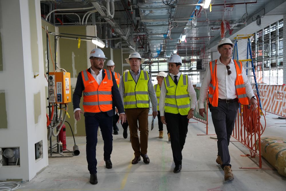 Premier and the Minister for Health and Ambulance Services visit the QEII Hospital Expansion, which will deliver necessary upgrades to restore health services when you need them.
