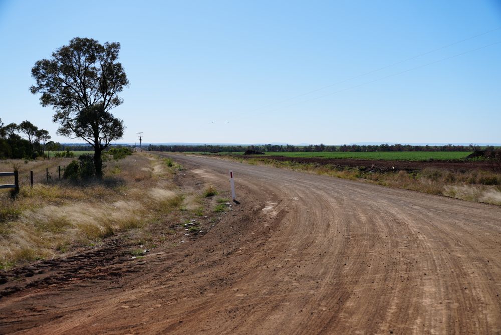 Photo of rural Queensland Road.
