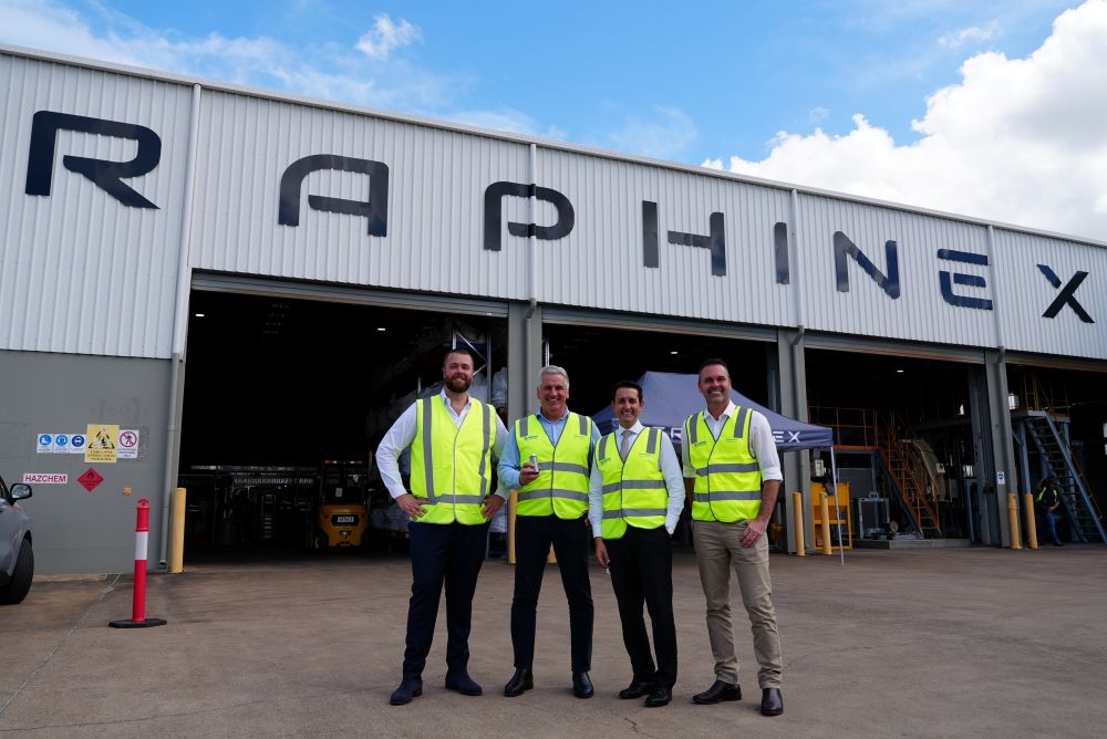 Premier, Minister for Natural Resources and Mines and Adam Baillie MP visit Graphinex&rsquo;s facility in Townsville, Australia&rsquo;s first facility raw graphite into battery-ready material.